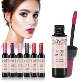 Red Wine Lip Gloss - Manufacturer - Private Label 6 Colors Waterproof Liquid Lipstick Lip Stain Tint