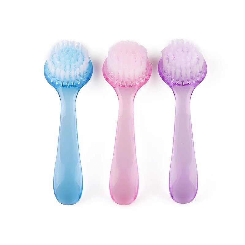 Round Head Nail Brush - Manufacturer - Professional Plastic Scrub Cleaning Beard Hair Handle Dust Brush