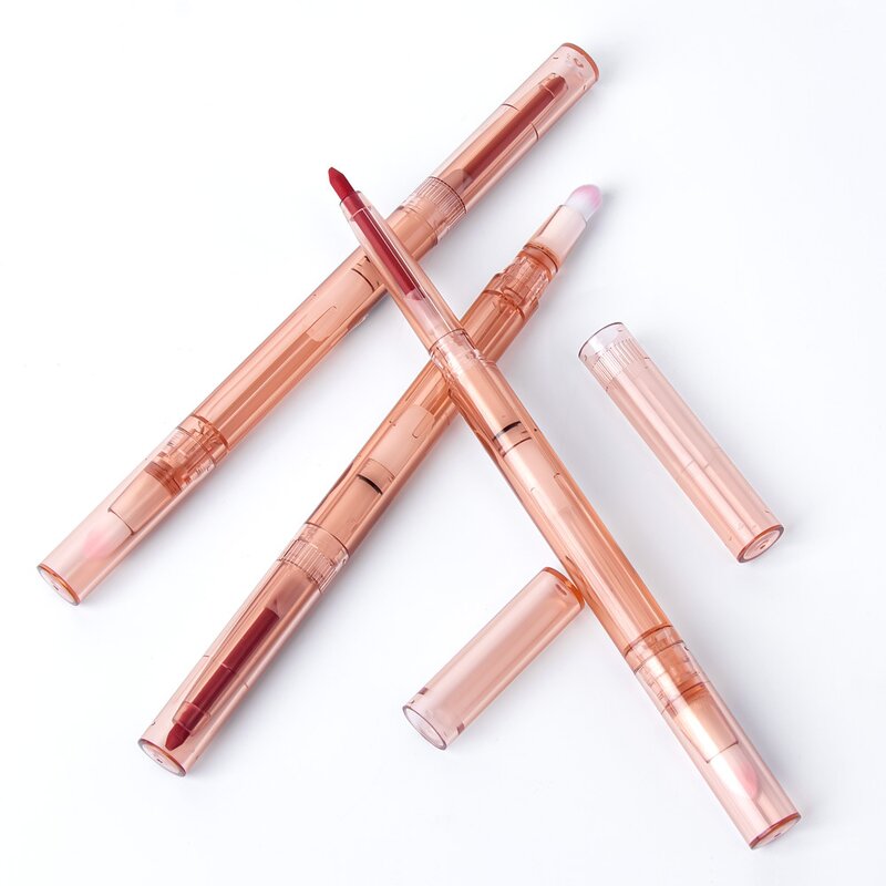 Double Ended Lip Liner - Manufacturer - Lipliner With Lip Brush Smooth Matte Velour Lip Contour Pen