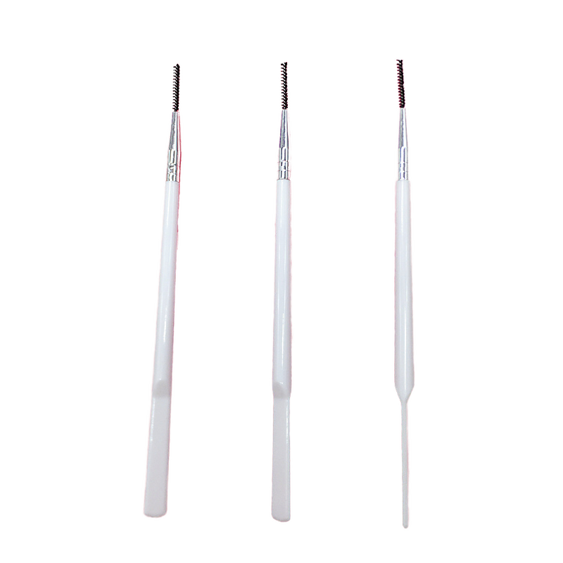 Brow Applicator Brush - Manufacturer - Synthetic Hair Double-Ended 2 in 1 Eyebrow Shaping