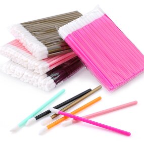Lipgloss Wands Applicator - Manufacturer - One off 50pcs/bag Lipstick Eyelash Shampoo Brushes