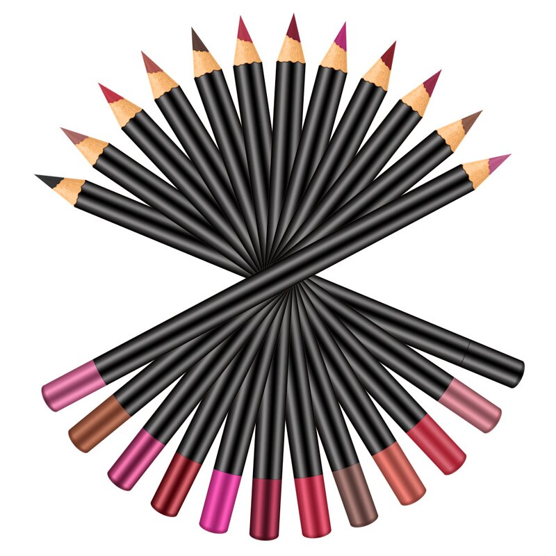 Lip Liner Pencil - Manufacturer - Wholesale 16 Colors Nude Vegan Matte Waterproof Brown Private Label