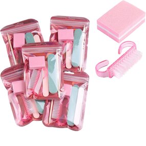 Dual End Nails Brush - Manufacturer - Cuticle Custom Nylon Oval Liner Poly Gel With Scraper Tools