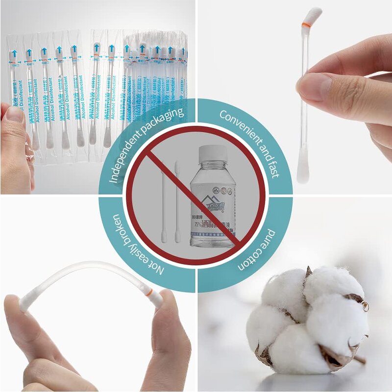 Eyelash Extension Brush - Manufacturer - Best Selling Long Head Disposable Eyelash Swab 100pcs/pack