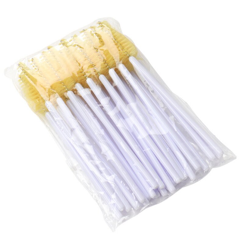 Drop Shape Lash Wands - Manufacturer - 50 Pcs/pack Wholesale Mascara Spoolie Eyebrow Makeup Brush