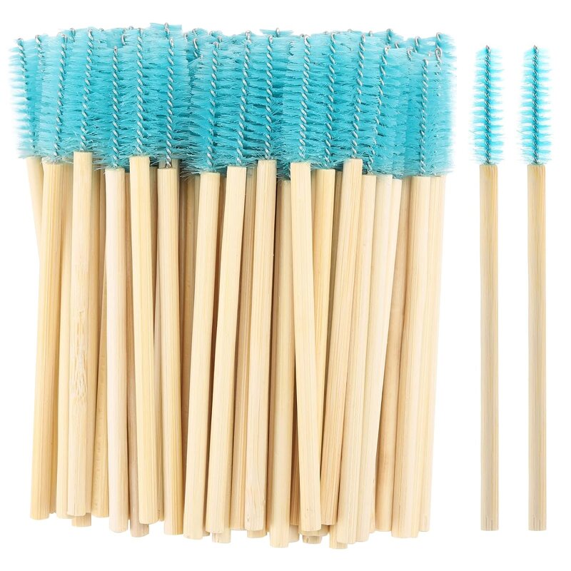 Bamboo Mascara Brushes - Manufacturer - Eco Handle Disposable Lash spoolies Factory Wholesales