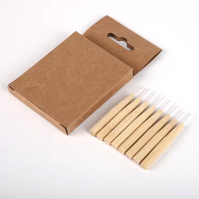 Bamboo Interdental Brush - Manufacturer - 100% Organic Biodegradable Deep Clean Toothpick Cleaner