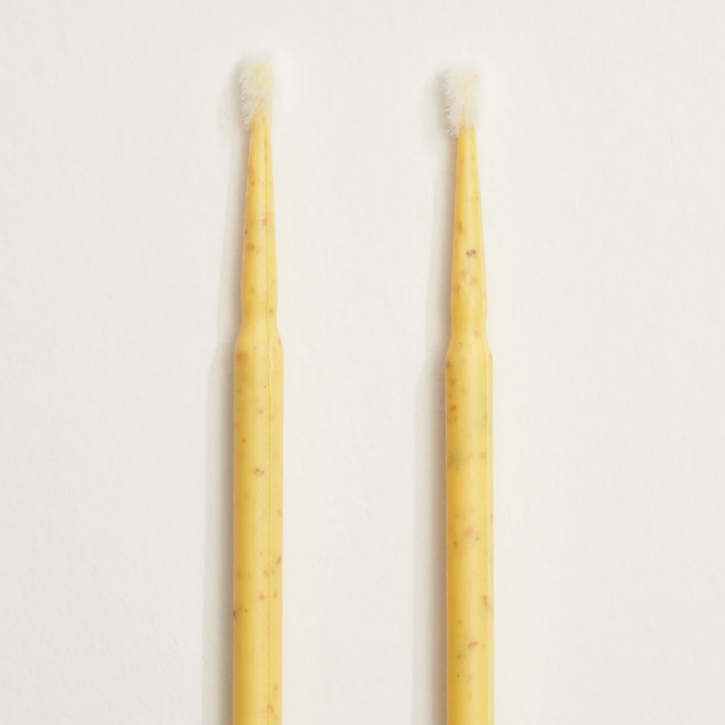 Wheat Straw Micro Applicator - Manufacturer - Biodegradable Compostable Disposable Lash Extension Brush