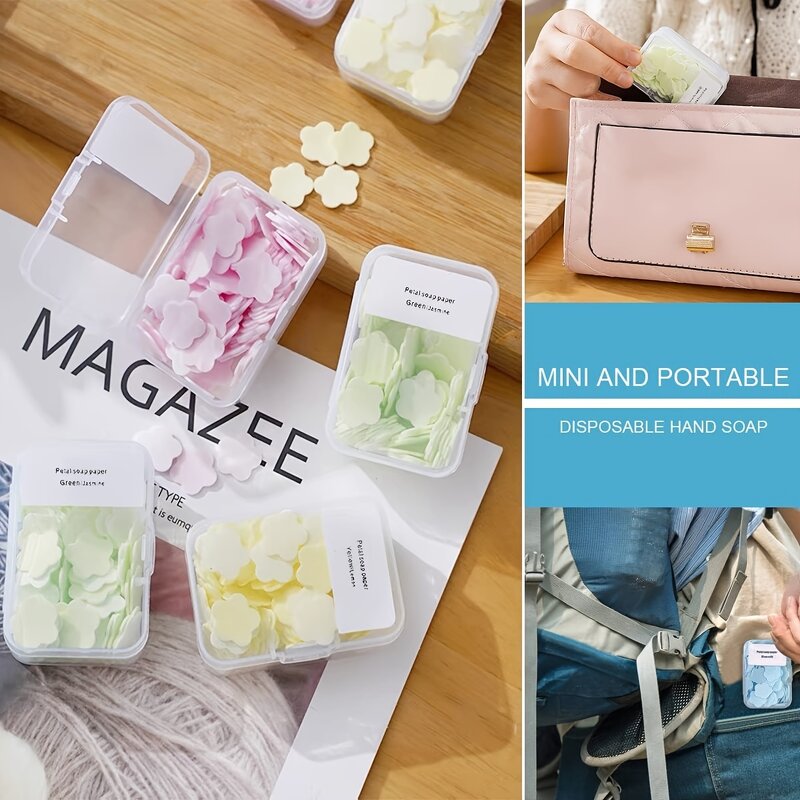 Paper Soap Sheet - Manufacturer - 100pcs/box Scented Portable Travel Hand Washing Clean Hands