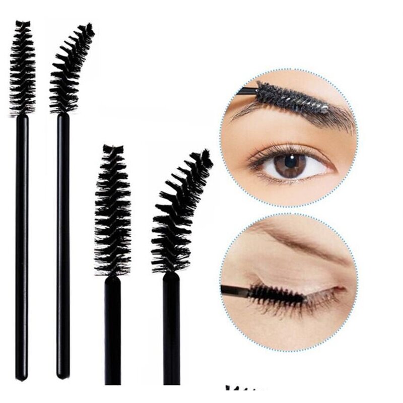 Plastic Eyelash Brush - Manufacturer - Economic Disposable Nylon Hair Mascara Wands Eyebrow Spoolie