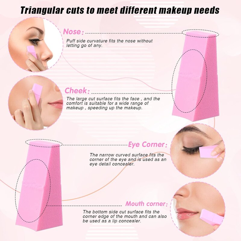 Polyurethane Makeup Puff - Manufacturer - Customized Latex-Free Sponge with Print Style and Bag