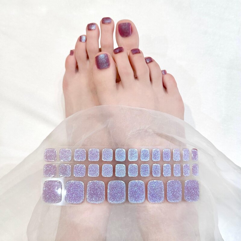 Semi Cured Gel Strips - Manufacturer - Waterproof Uv Gel Polish Sticker Nails Toe Non-toxic 3d