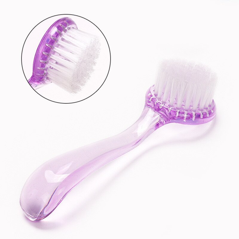 Round Head Nail Brush - Manufacturer - Professional Plastic Scrub Cleaning Beard Hair Handle Dust Brush
