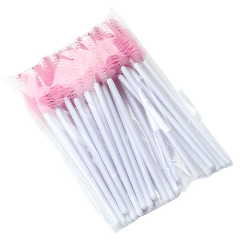 Drop Shape Lash Wands - Manufacturer - 50 Pcs/pack Wholesale Mascara Spoolie Eyebrow Makeup Brush