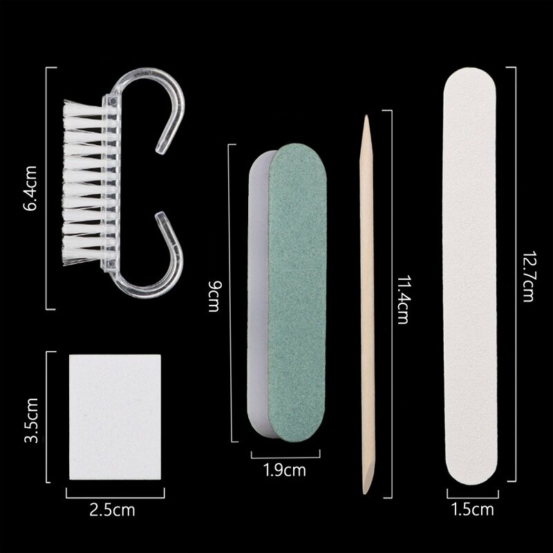 5-in-1 Nail Care Kit - Manufacturer - Professional Disposable Pedicure Set Plastic Box Foot Care