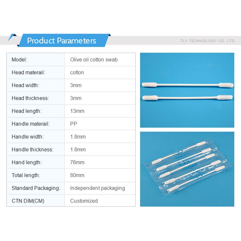 Liquid Filled Cotton Swabs - Manufacturer - Oem Individual Package Magnetic Eyeliner Olive Oil Swab