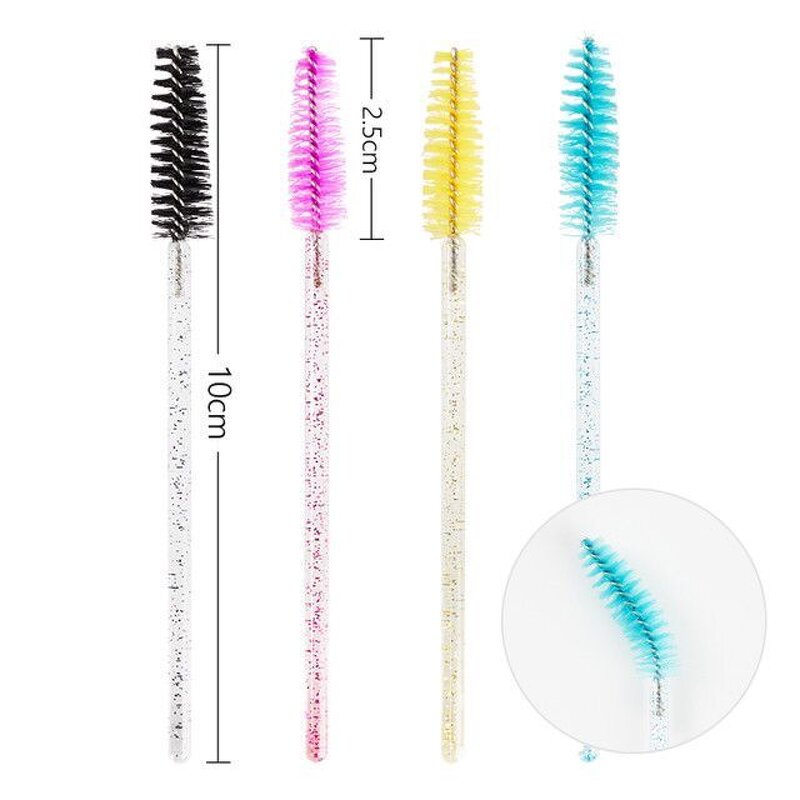 Disposable Eyelash Brush - Manufacturer - Crystal Glitter Mascara Wands Grafting Eyelash Tools