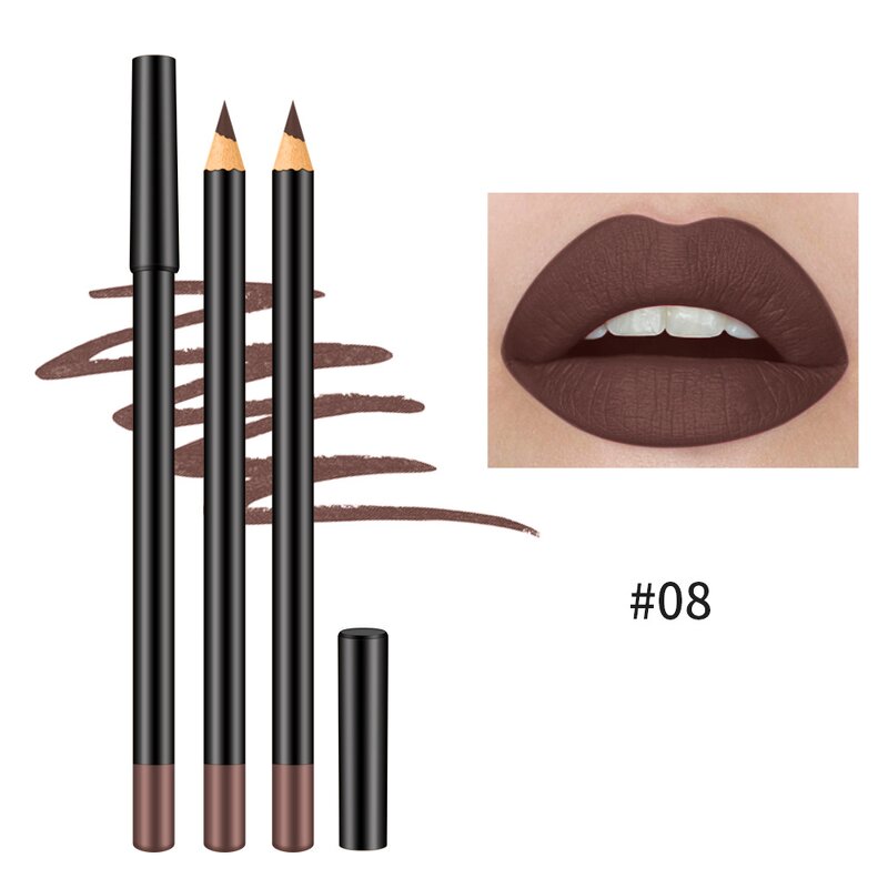 Lip Liner Pencil - Manufacturer - Wholesale 16 Colors Nude Vegan Matte Waterproof Brown Private Label