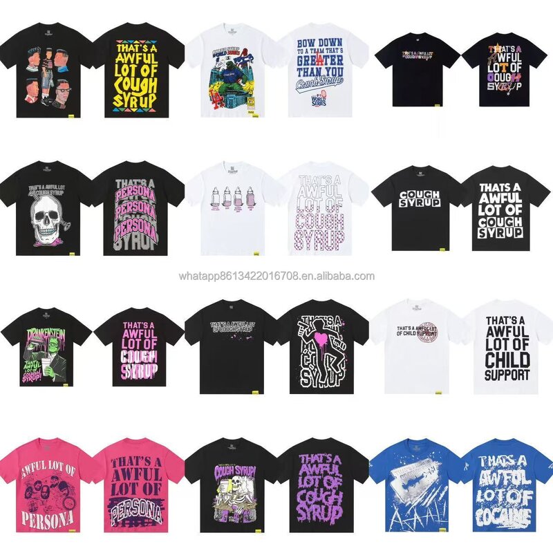 T-shirt Manufacturer - THAT'S a AWFUL LOT of COUGH SYRUP 100% Cotton Custom