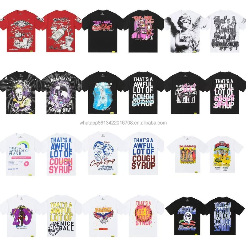 T-shirt Manufacturer - THAT'S a AWFUL LOT of COUGH SYRUP 100% Cotton Custom