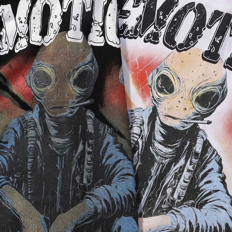 T-shirt Manufacturer - Mixed Emotion 100% Cotton Diamond Printing Trendy Brand