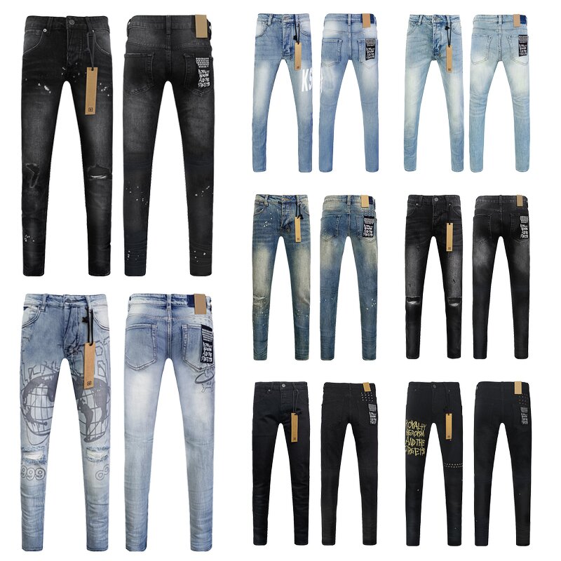 Jeans Manufacturer - Luxury Hip Hop Y2K Distressed Designer Ksubising Denim