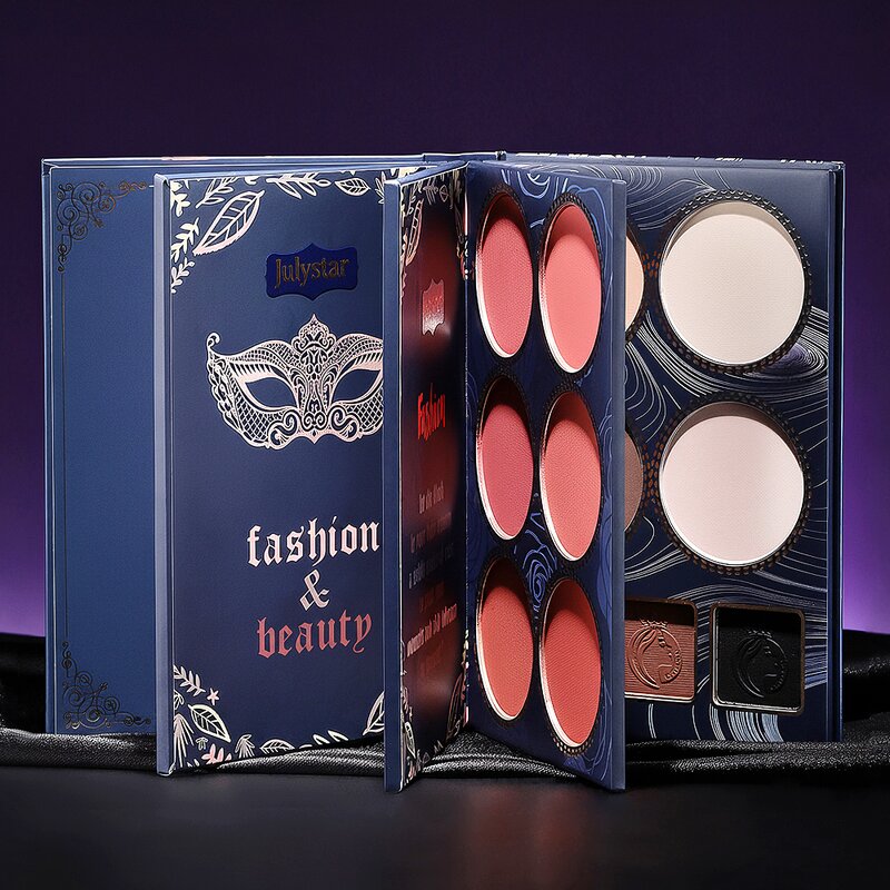 Eyeshadow Palette Manufacturer - Pearlescent Matte Earth Tone 4 Layer Makeup Book