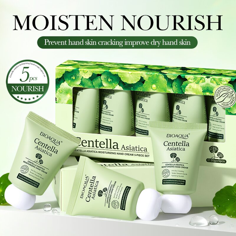 Hand Cream Set Manufacturer - Wholesale Travel Size Centella Asiatica 5 Pcs