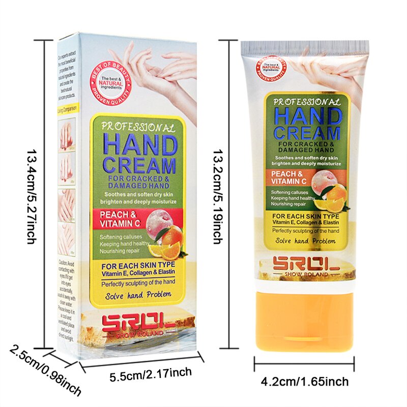 Hand Cream Manufacturer - Wholesale Peach Vitamin C Collagen 60ml for Each Skin