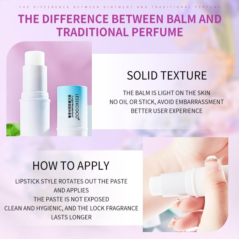 Solid Perfume Balm Manufacturer - Wholesale Private Label 7.8g Natural Flower