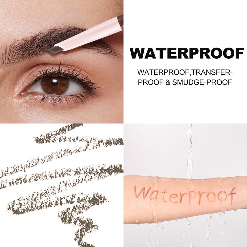 Eyebrow Pencil Manufacturer - Waterproof Double-ended with Brush & OEM Custom