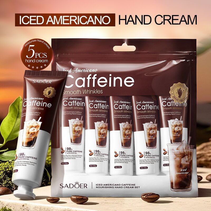 Hand Cream Set Manufacturer - Private Label Lced Americano Caffeine 5PCS Mini