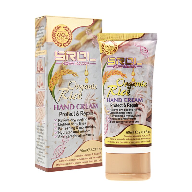 Hand Cream Manufacturer - Wholesale Custom Organic Rice 60ml for All Seasons