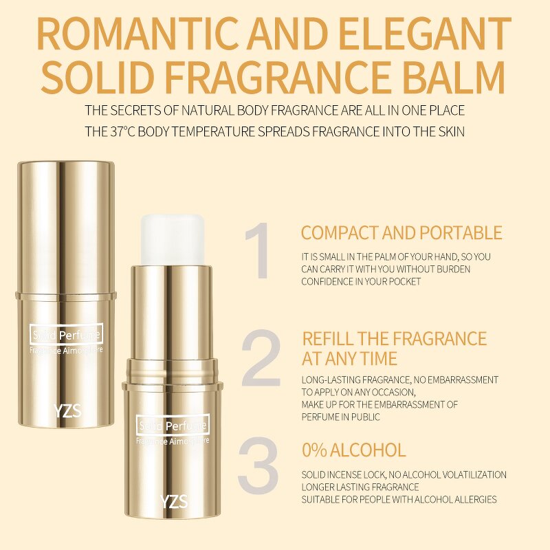 Solid Perfume Stick Manufacturer - YZS 4 Smell Portable Romantic Long Lasting