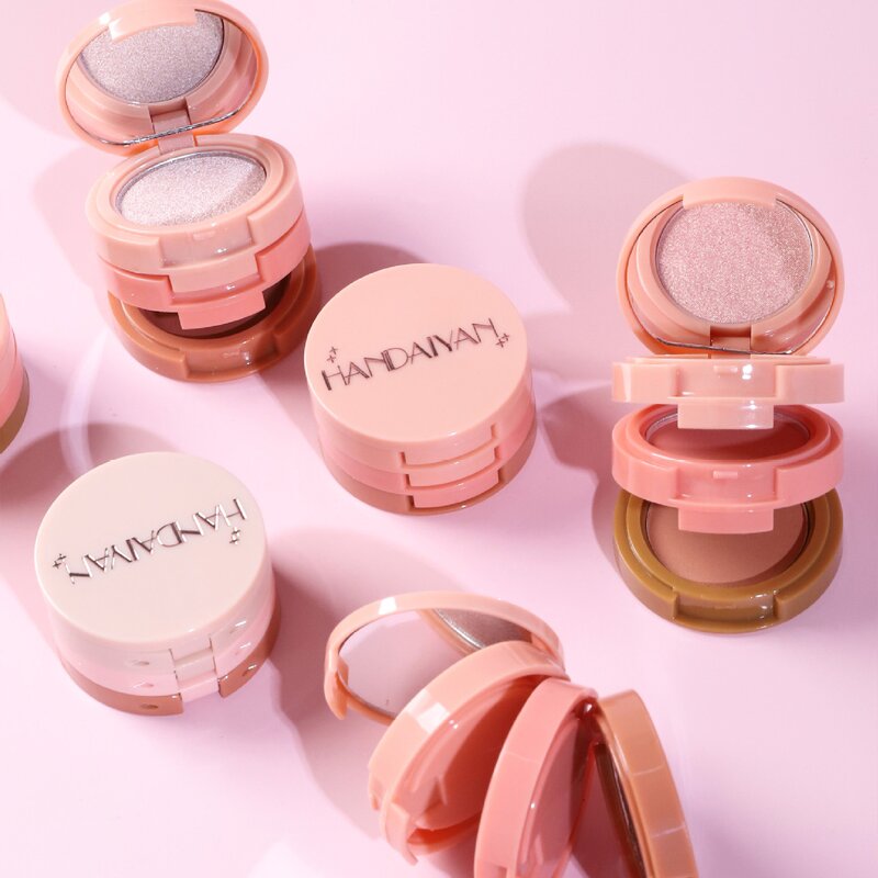 Makeup Disk Manufacturer - 3 in 1 Brightening Contour Blush Eyeshadow Integrated