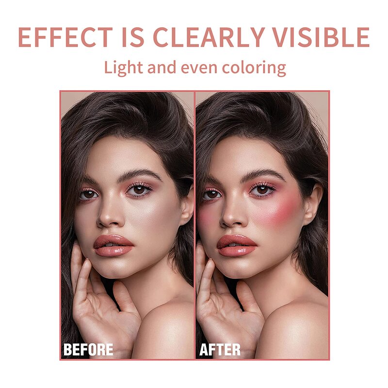 Liquid Blusher Manufacturer - 4 Color Mushroom Air Cushion Matte with Brush Head