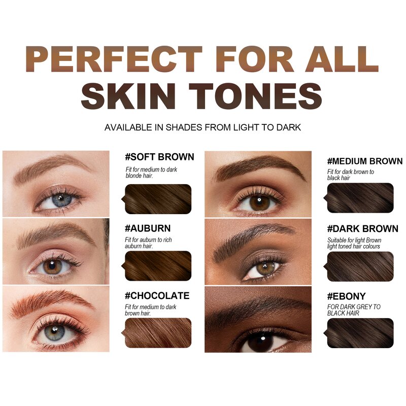 Eyebrow Pencil Manufacturer - Waterproof Double-ended with Brush & OEM Custom