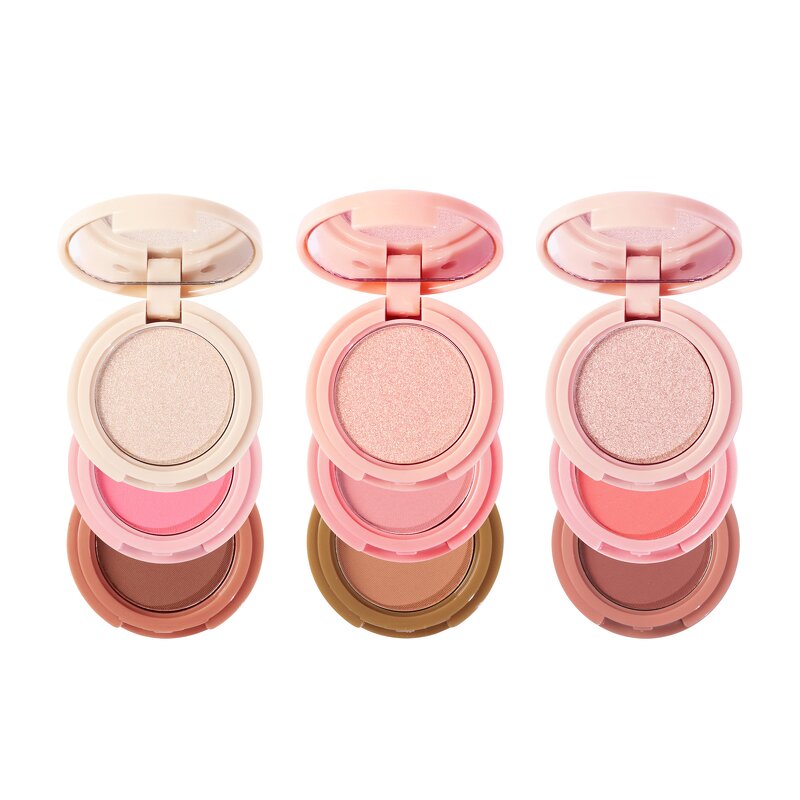 Makeup Disk Manufacturer - 3 in 1 Brightening Contour Blush Eyeshadow Integrated