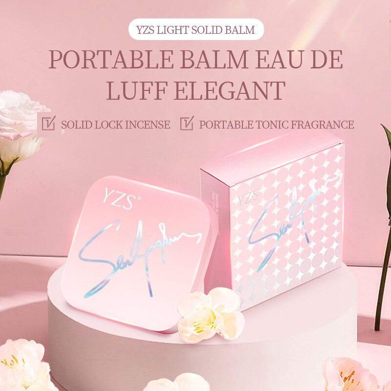 Solid Perfume Set Manufacturer - 2 Flower Portable with Mirror for Men and Women