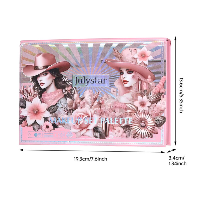 Makeup Palette Manufacturer - Matte Glitter 3 Layer Book Blush Highlighter Eyeshadow