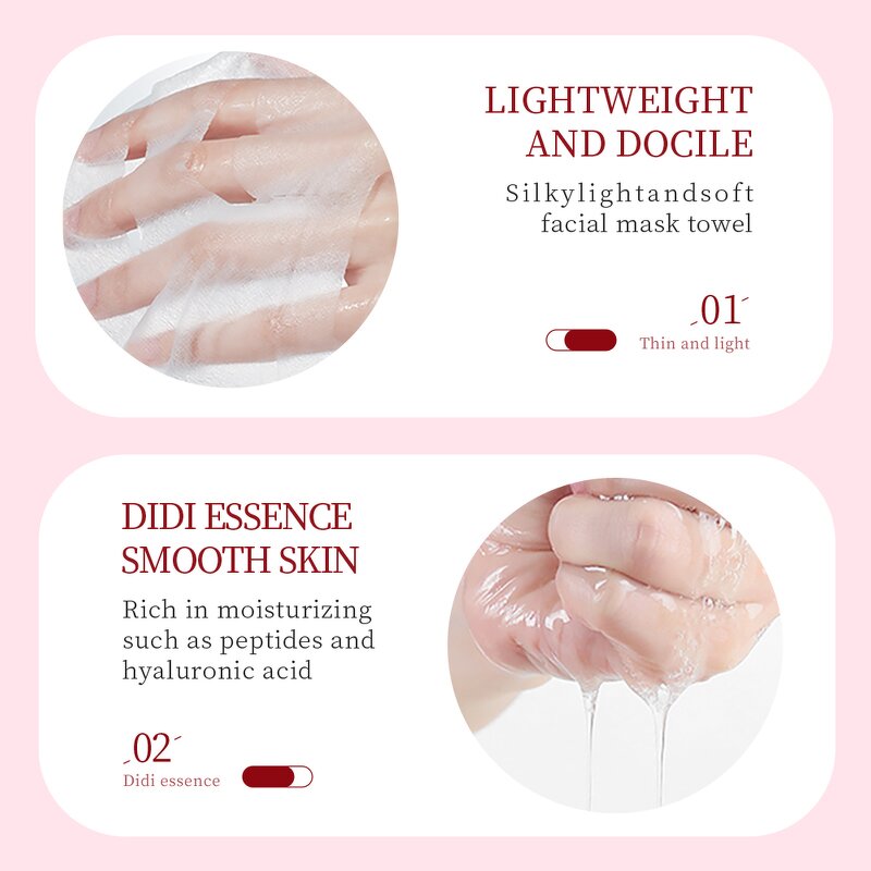 Facial Mask Manufacturer - Plant Series Sakura Delicate Brightening for Woman Skin