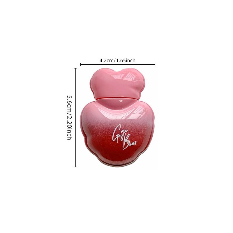 Lip Glaze Manufacturer - Private Label Heart-Shaped Shiny Mirror Effect Nude Color