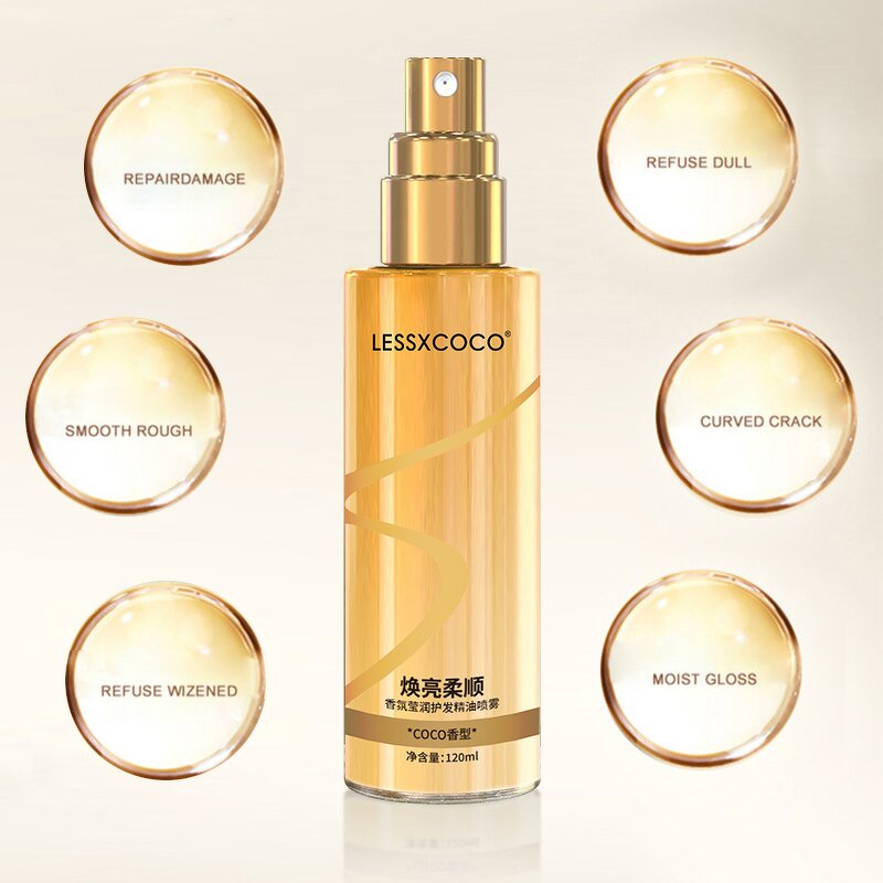 Hair Essential Oil Spray Manufacturer - for Curly Frizzy Dry Repair Long-lasting