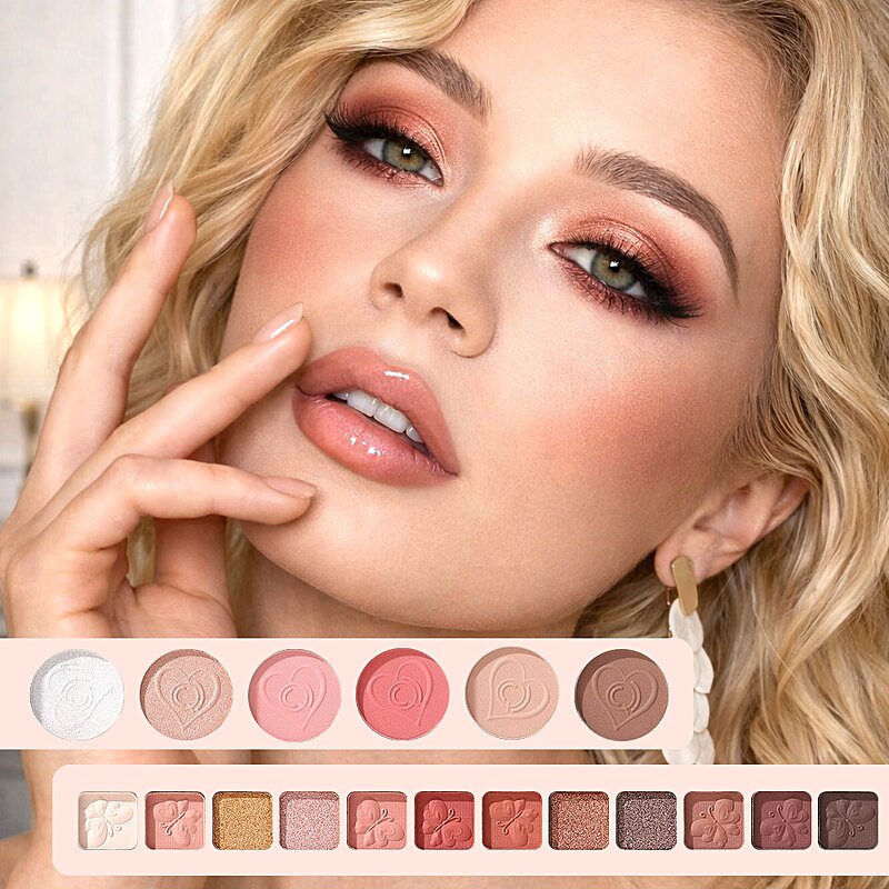 Face Makeup Palette Manufacturer - Eyeshadow Blush Highlighter Contour Matte Lip Set