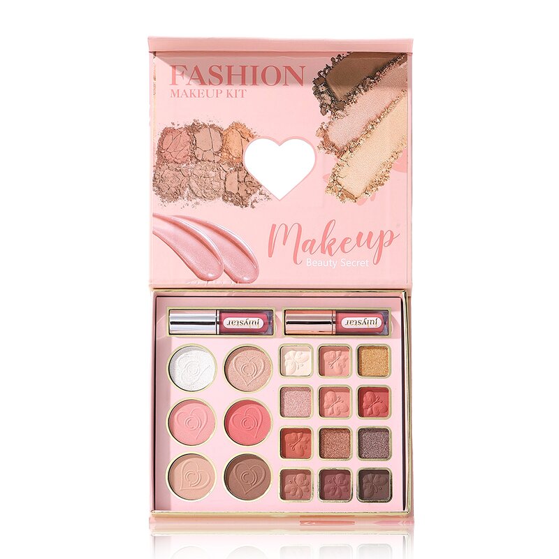 Face Makeup Palette Manufacturer - Eyeshadow Blush Highlighter Contour Matte Lip Set