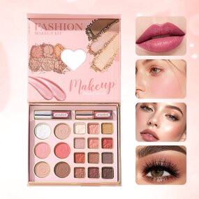 Face Makeup Palette Manufacturer - Eyeshadow Blush Highlighter Contour Matte Lip Set