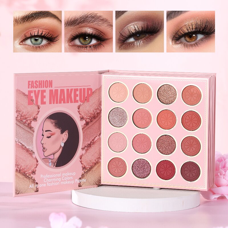 Makeup Palette Manufacturer - Wholesale 6 Layer Book-style Waterproof Matte Natural