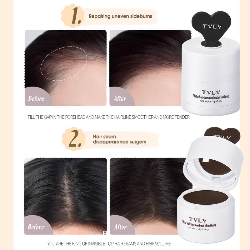 Hairline Powder Manufacturer - Private Label Waterproof 3 Color Root Cover Up