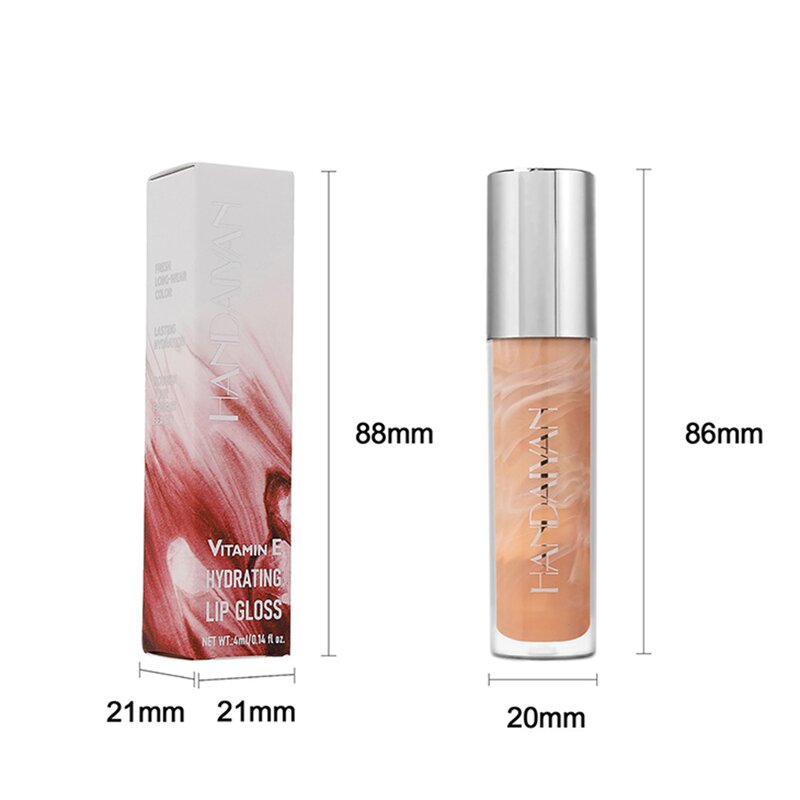 Lip Gloss Manufacturer - 6 Color Marbled Swirl Texture Moisturizing Hydrating