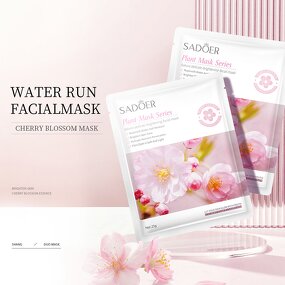 Facial Mask Manufacturer - Plant Series Sakura Delicate Brightening for Woman Skin